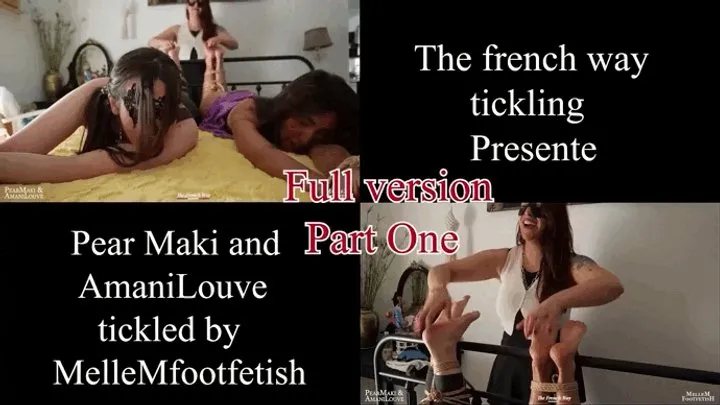 Mellemfootfetish - MelleM, PearMaki and Amanilouve tickling part one and two - TICKLING - FOOT TICKLING - BONDAGE - SENSUAL TICKLING - DOMINATION - SHIBARI