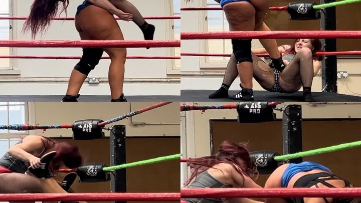Power Girls Pro Wrestling - Crotch busting match