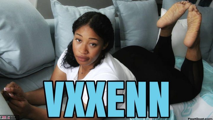 Feet Goat - Vxxenn’s beautiful size 15 Feet! Epic soles teasing handjob, foot worship, foot massage, and explosive cumshot!