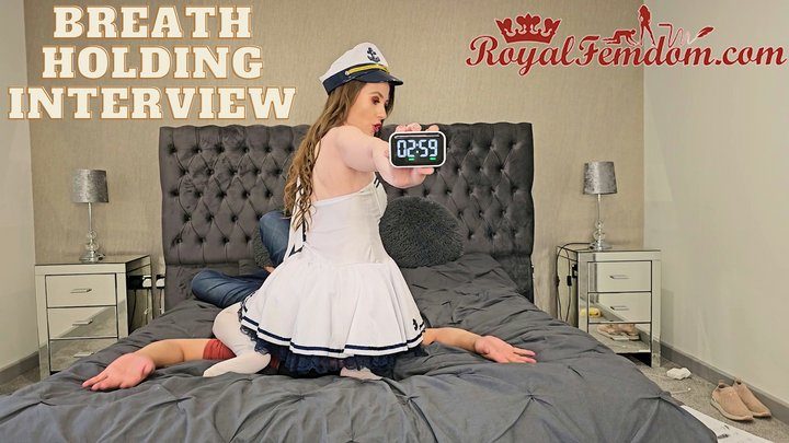 Royal Femdom - Breath Holding Interview For Sailor HD