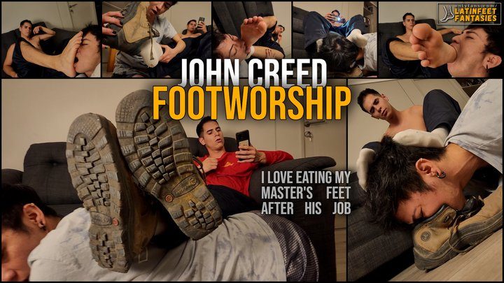 Latin Feet Fantasies - MASTER JOHN CREED | EATING MY MASTER'S FEET AFTER HIS WORKDAY