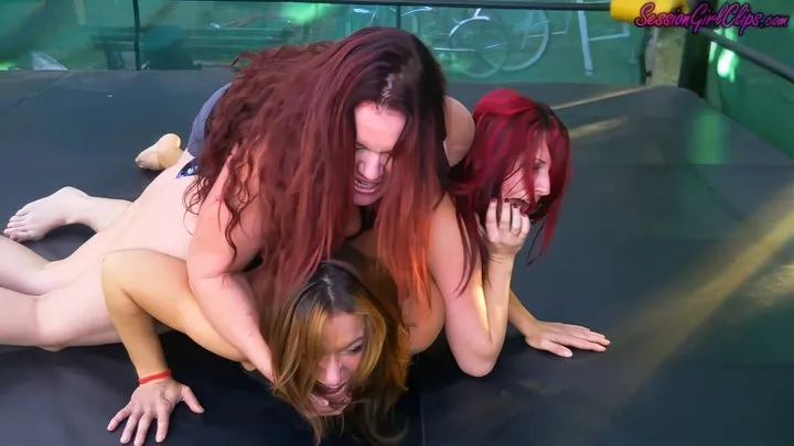 Jennifer Thomas Beatdowns - Triple Threat Mayhem Wrestling (1080HD)