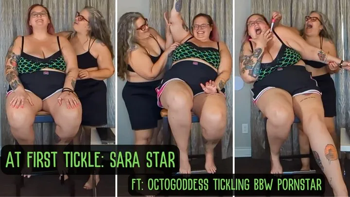 Octogoddess Femdom Step-mommy - At First Tickle: Sara Star ft: OctoGoddess Tickling BBW Pornstar Ticklish Armpits First Time wmv Version