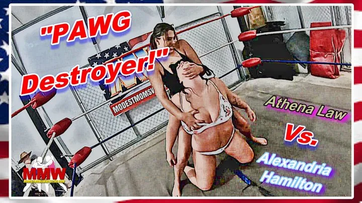 Modest Moms Wrestling - PAWG Destroyer! WMV