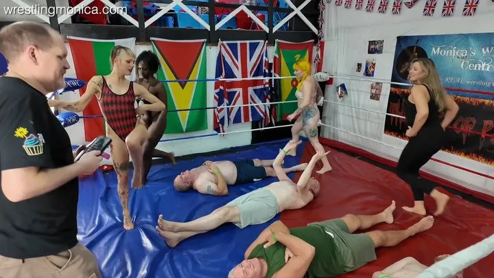 The Wrestling And Domination Room - Mixed Wrestling Party - July 2024 - Part 5
