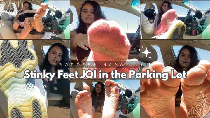 Goddess Marcy - Stink Feet JOI in The Parking Lot - Lost File - Goddess Marcy (15 min)