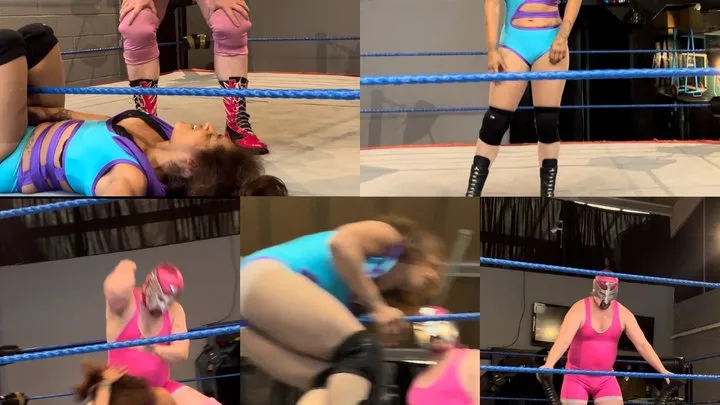 Power Girls Pro Wrestling - Crotch busting, low blows, mixed wrestling