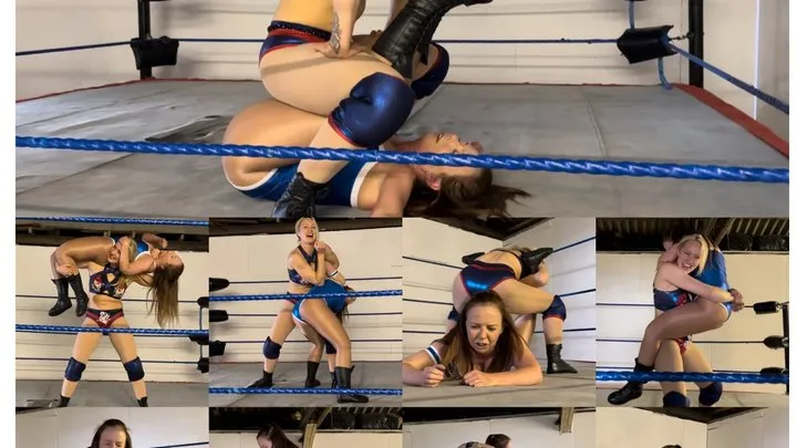 Power Girls Pro Wrestling - Boston crabs, camel clutch, fireman carry