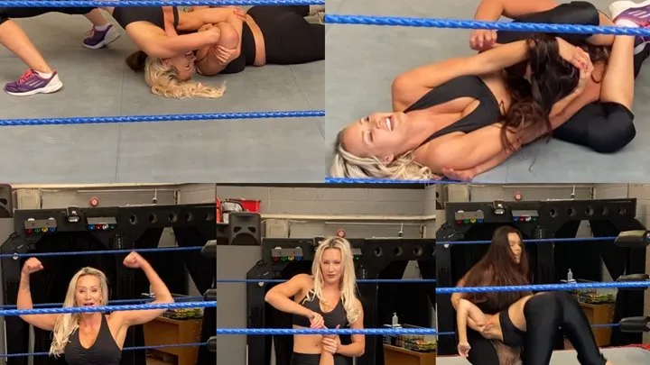 Nadia Sapphire - Blonde vs brunette pedigrees, choke bombs and submissions