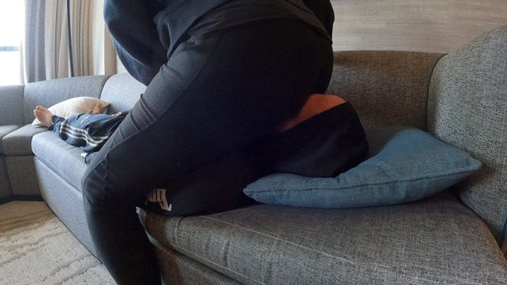 Mistress Padrona Sits - couch sit 2