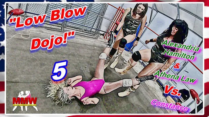 Modest Moms Wrestling - Low Blow Dojo! 5