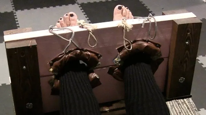 Tickled Pink - Feet tickled up close 3 angles! 