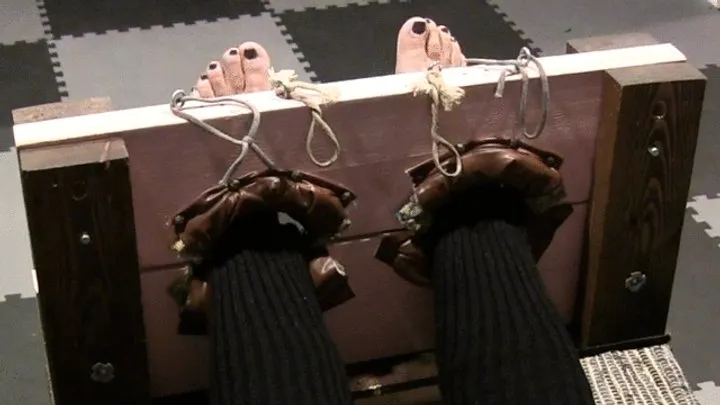 Tickled Pink - Feet tickled up close 3 angles! 