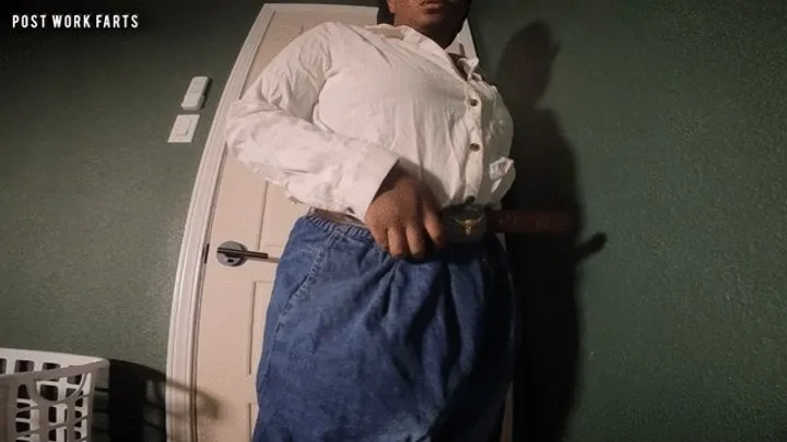 Ebonybooty49 - After Work Release: Baggy Jeans Bedroom Farts