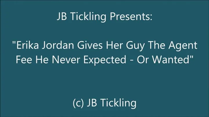 Jb Tickling - Erika Jordan Tickles Her Agent to Pay His Fee - HD
