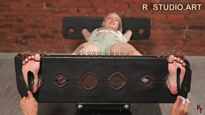 Rf Studio Production - Astrid - Foot Tickling in Stocks (FULL HD MP4)