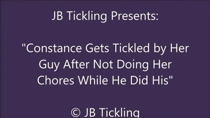Jb Tickling - Constance Gets Tickled For Not Doing Her Chores - HD