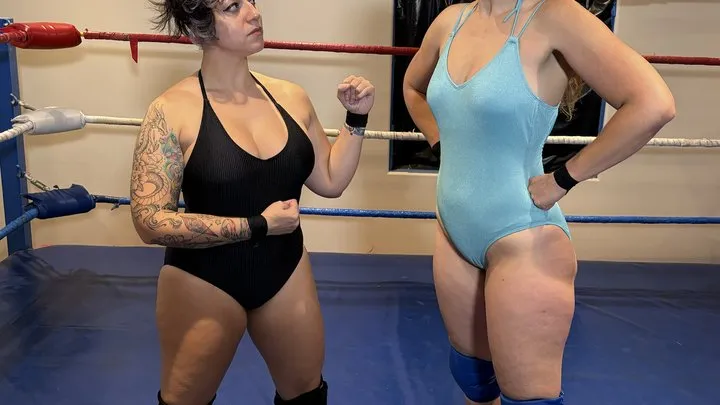 Pandemic Pro Wrestling - Leg attacks in the mismatched women's match