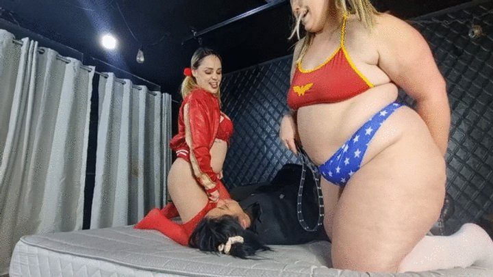 Gf Studios - DOUBLE POWER PART 2 BY BRITNEY HUNTER BARBARA ALVES AND PIETRA Cam BY ALINE FULL HD