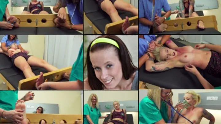 Bizarre Foot Tickle Interrogations - Minnie at the Tickle Clinic (in HD 1920X1080)