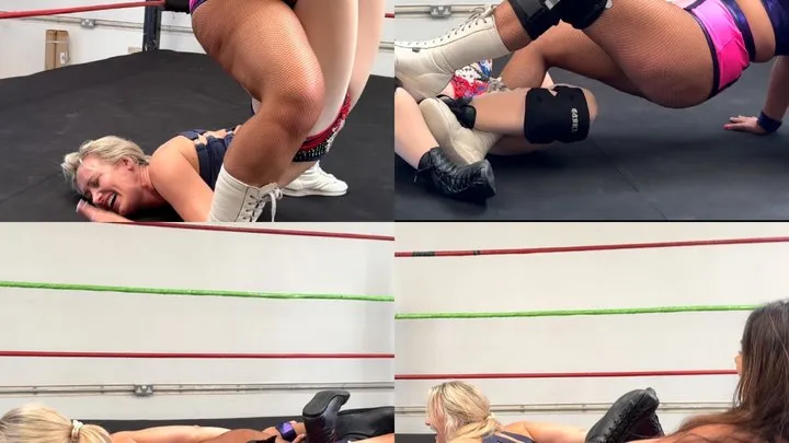 Nadia Sapphire - leg submission match