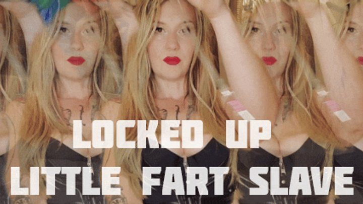 Goddess Rubber Barbie - Locked up Little Fart Slave
