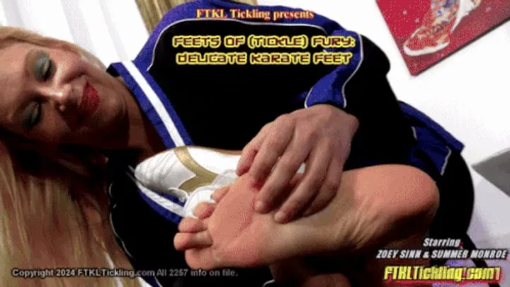 Ftkl's Foot  Tickling Fantasies - Feets of (Tickle) Fury: Delicate Karate Feet! (HD)