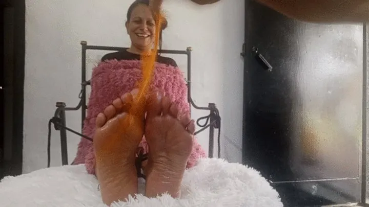 Goddess Foot Fetish - The soles of my feet are very ticklish (3)