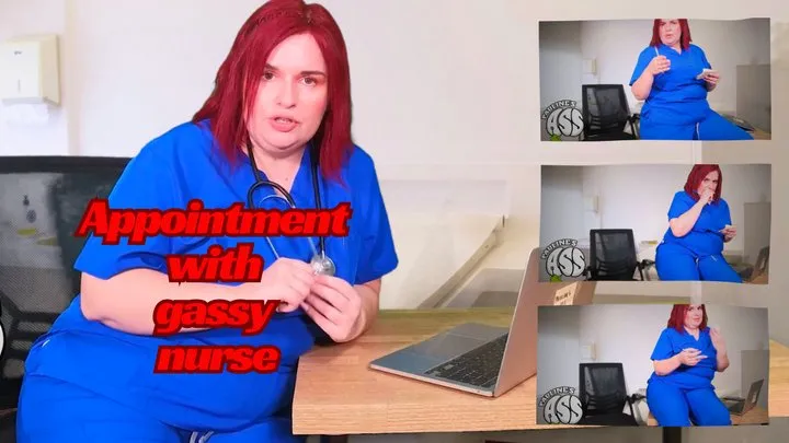 Pauline's Ass - Appointmetn with gassy nurse_mp4