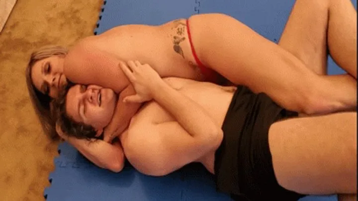 Live Mixed Wrestling - LMW 79 Beat Him, Bruise Him And Blow Him Part 1