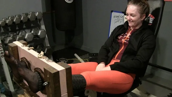 Tickled Pink - Aly back in the stocks NYLONS! OMG its been awhile this is bad