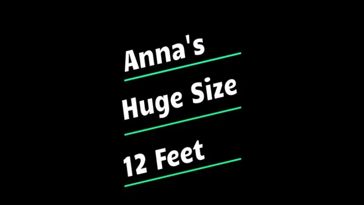B C Tickle And Fetish - Anna's Huge Size 12 Feet! (1080p)