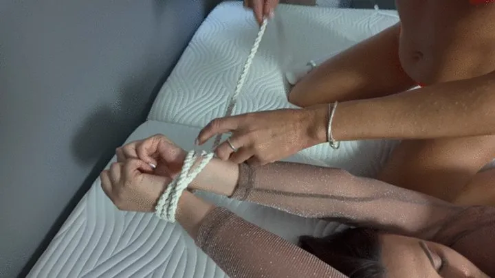 Top Quality - Ruslana And Spiderman Bondage Weronika And Tickle Her - Massage Salon - Episode 43 - Part 2 - 4K