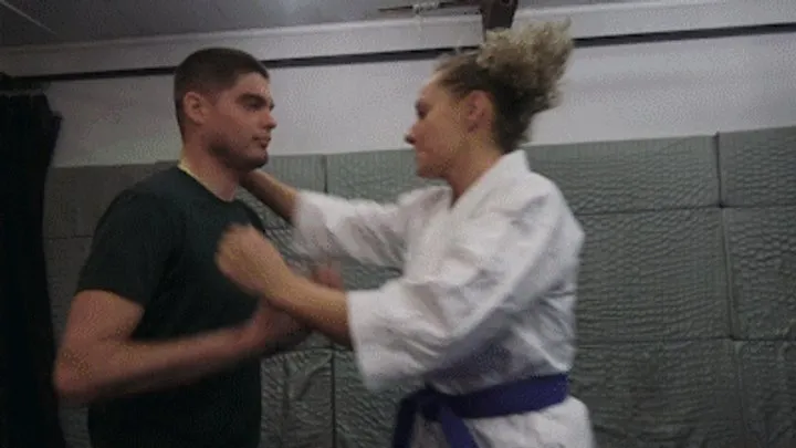 Antschas Wrestling And Fetish Store - Kimbra vs Ati judo gi pin match