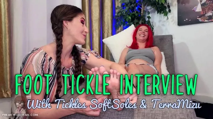 Freaky Foot Fan - Foot Tickle Interview - Tickles SoftSoles and TerraMizu - HD 720 WMV