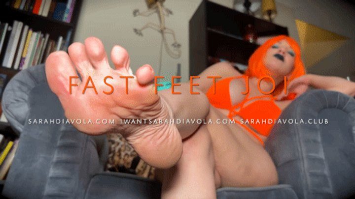 Sarah Diavola - The Brat Princess - Fast Feet JOI - 720