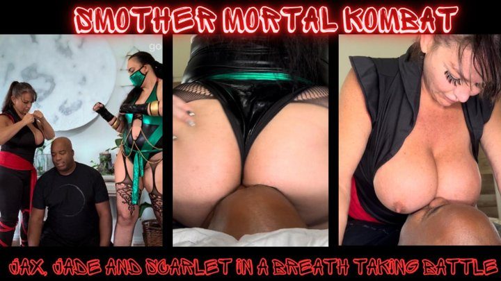 Goddess Marcy - Smother Mortal Kombat: Jax, Jade and Scarlet in a Breath Taking Battle - ft: Goddess Marcy, Blaize Matrix, CT