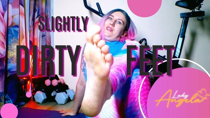 Lady Angela - Dirty Goddess Feet: Up Close and Personal