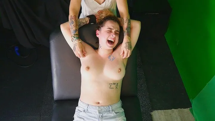 Tickle Frenchtickling  Store - MALIA CRACKS HER TOPLESS FRIEND KESSY - HD WMV