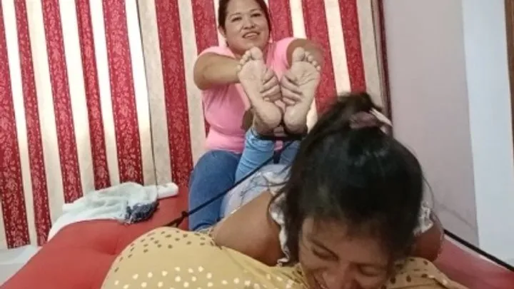 Tickling Touch - Airam hogtie tickling