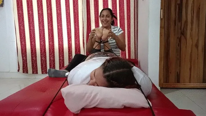 Tickling Touch - Tickle hogtie Mary