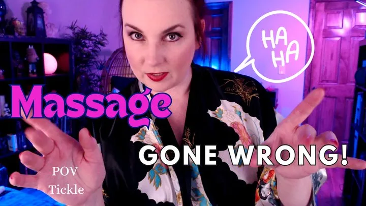 The Amberlily Show Fetish Emporium - POV Tickle Massage Gone Wrong - WMV