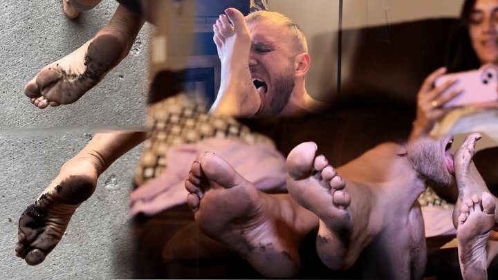 Goddess Ellen - Disgusting Dirty Foot Slave