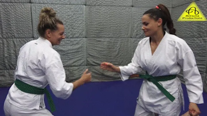 Antschas Wrestling And Fetish Store - Dolly vs Kimbra judo gi rematch