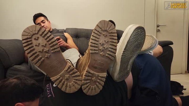 Latin Feet Fantasies - GIANT JACK | LORD SANTI | My stepbrothers make me lick their sweaty feet