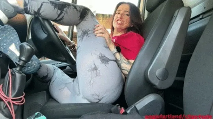 Angiefartland - Stinking marking the car
