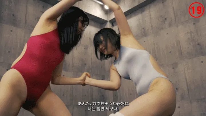 Korean Catfight Store - Korea-Japan catfight league Vol 2 Japan trial 1 Round 2 Pro-style