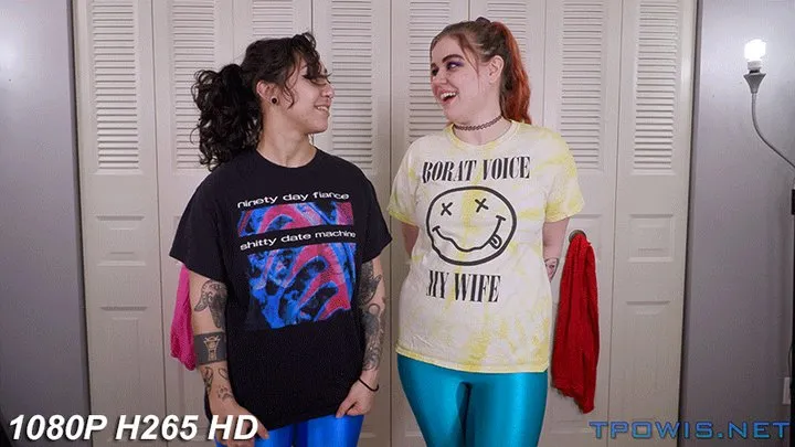 The Power Of Women In Spandex - Sammy locks Andie into a number of wrestling holds! [FHD H265 Smallest File] [Custom Video]