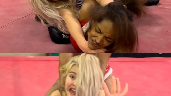 Nadia Sapphire - Submission girls, camel clutches and figure four leg lock