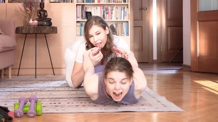 Russian Girls In Fetish - TICKLED INTO SUBMISSION: YOGA LESSON GONE WRONG (HD)
